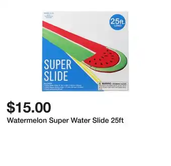 Five Below Watermelon Super Water Slide 25ft offer