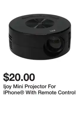 Five Below Ijoy Mini Projector For IPhone With Remote Control offer