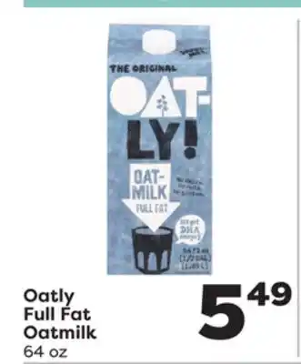 Weis Markets Oatly Full Fat Oatmilk offer