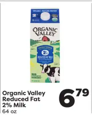 Weis Markets Organic Valley Reduced Fat 2% Milk offer