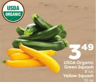 Weis Markets USDA Organic Green Squash 8 oz Yellow Squash 10 oz offer