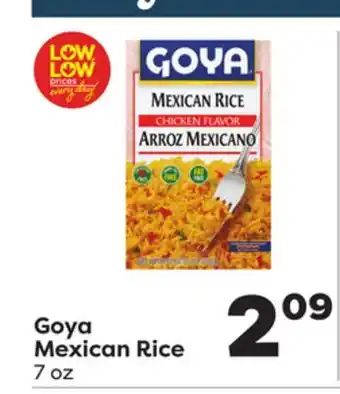 Weis Markets Goya Mexican Rice offer