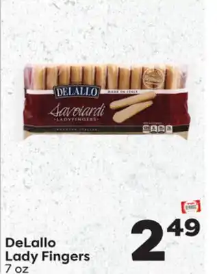 Weis Markets DeLallo Lady Fingers offer