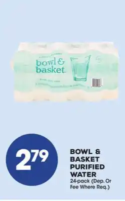 Price Rite Bowl & Basket Purified Water offer
