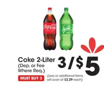 Price Rite Coke 2-Liter offer
