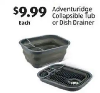 Aldi Adventuridge Collapsible Tub or Dish Drainer offer