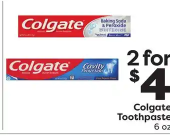 Weis Markets Colgate Toothpaste offer