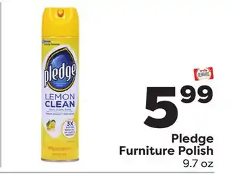 Weis Markets Pledge Furniture Polish offer