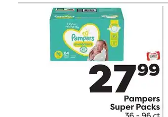 Weis Markets Pampers Super Packs offer