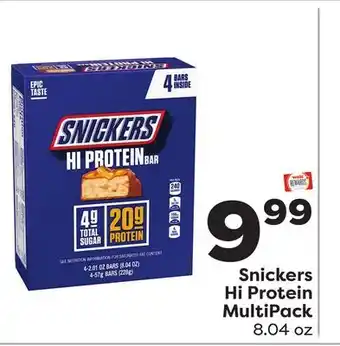 Weis Markets Snickers Hi Protein MultiPack offer