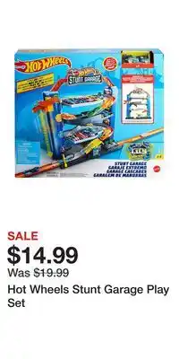 Kohl's Hot Wheels Stunt Garage Play Set offer