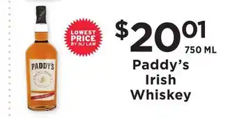 ShopRite Irish Whiskey offer