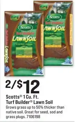 Ace Hardware Scotts 1 Cu. Ft. Turf Builder Lawn Soil offer