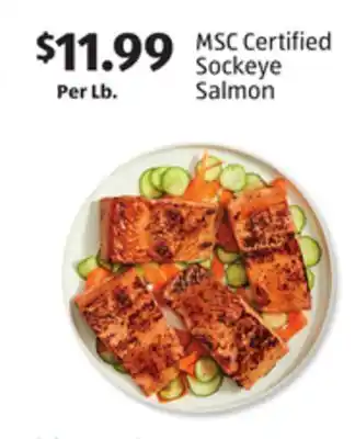 Aldi MSC Certified Sockeye Salmon offer