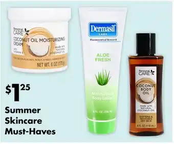 Dollar Tree Summer Skincare offer