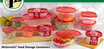 Dollar Tree McCormick Food Storage Containers offer