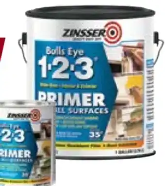 Ace Hardware Zinsser Bulls Eye 1-2-3 Primer, 1 offer