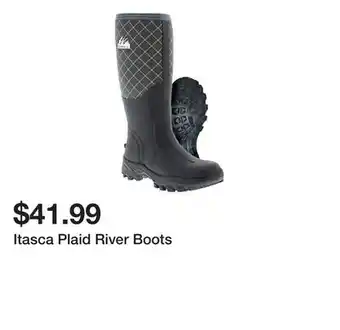 Tractor Supply Company Itasca Plaid River Boots offer