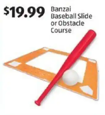 Aldi Banzai Baseball Slide or Obstacle Course offer