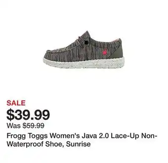 Tractor Supply Company Frogg Toggs Women's Java 2.0 Lace-Up Non-Waterproof Shoe, Sunrise offer