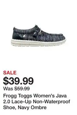 Tractor Supply Company Frogg Toggs Women's Java 2.0 Lace-Up Non-Waterproof Shoe, Navy Ombre offer