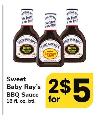 ACME Sweet Baby Ray's BBQ Sauce offer