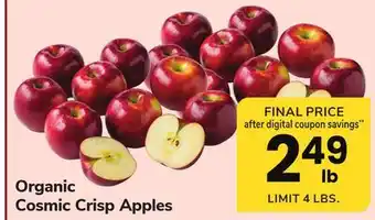 ACME Organic Cosmic Crisp Apples offer