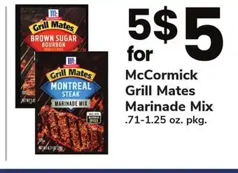 ACME McCormick Grill Mates Marinade Mix offer