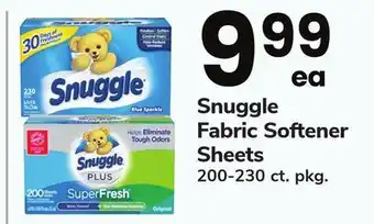 ACME Snuggle Fabric Softener Sheets offer