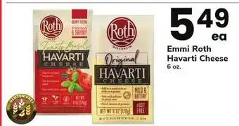 ACME Emmi Roth Havarti Cheese offer