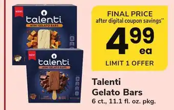 ACME Talenti Gelato Bars offer