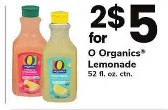 ACME O Organics Lemonade offer
