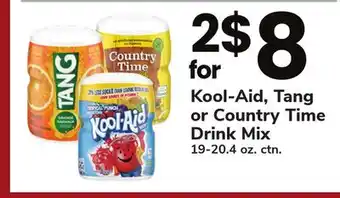 ACME Kool-Aid, Tang or Country Time Drink Mix offer