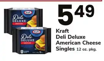 ACME Kraft Deli Deluxe American Cheese Singles offer