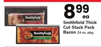 ACME Smithfield Thick Cut Stack Pack Bacon offer