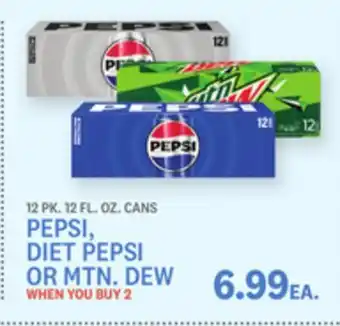 Kings Food Markets PEPSI, DIET PEPSI OR MTN. DEW offer