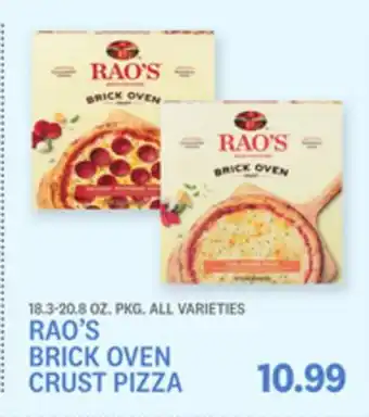 Kings Food Markets RAO'S BRICK OVEN CRUST PIZZA offer