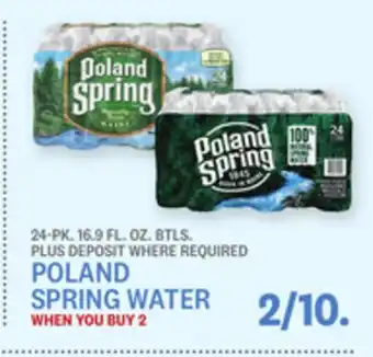 Kings Food Markets POLAND SPRING WATER offer