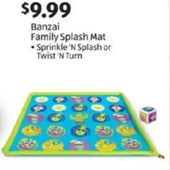 Aldi Banzai Family Splash Mat offer