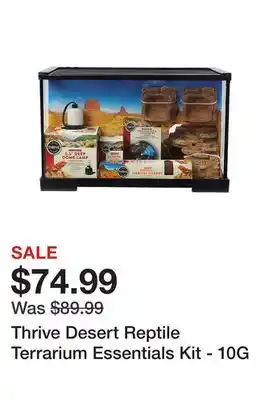Petsmart Thrive Desert Reptile Terrarium Essentials Kit - 10G offer