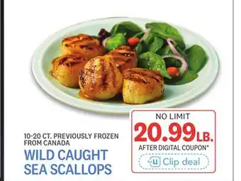 Kings Food Markets WILD CAUGHT SEA SCALLOPS offer