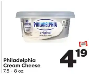 Weis Markets Philadelphia Cream Cheese offer