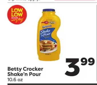 Weis Markets Betty Crocker Shake'n Pour offer
