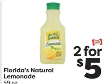 Weis Markets Florida's Natural Lemonade offer