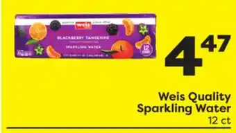 Weis Markets Weis Quality Sparkling Water offer