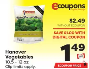 Weis Markets Hanover Vegetables offer