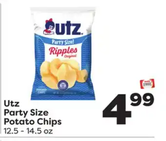 Weis Markets Utz Party Size Potato Chips offer