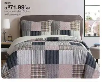 JC Penney Hudson & Main Colton full/queen quilt offer