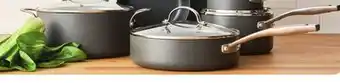 JC Penney Cooks 10-pc. hard-anodized cookware set offer