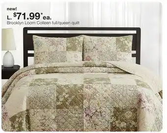 JC Penney Brooklyn Loom Colleen full/queen quilt offer